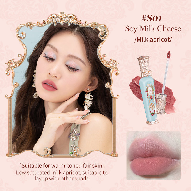 Flower Knows Strawberry Rococo Series Cloud Lip Cream Lipsticks 3.5g
