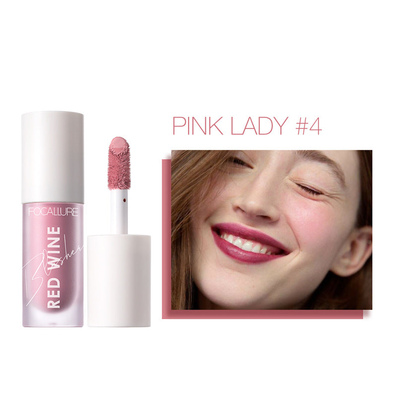 Face Liquid Blusher Natural Looking Matte Cheek Blush Cream Make Up