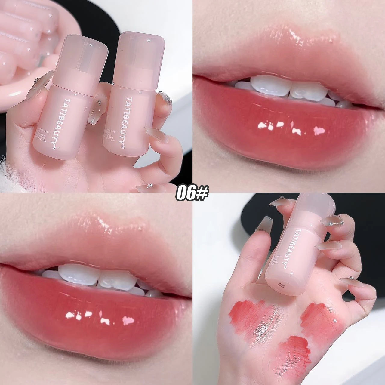 Mirror Water Lip Gloss Crystal Jelly Lipstick Hydrating Plumping Moisturizing Colored Lip Tint Lips Care Makeup Beauty