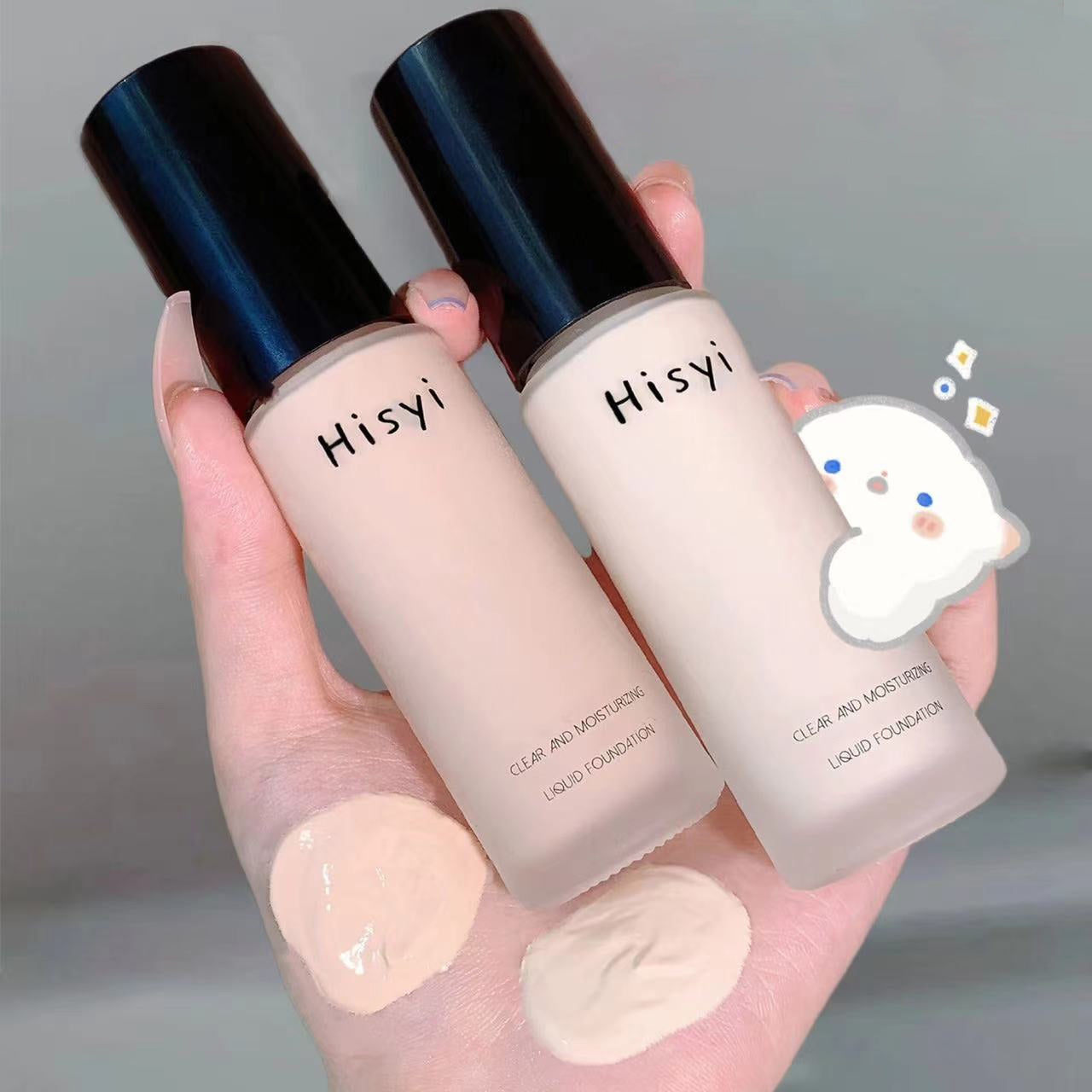 Flawless Matte Liquid Foundation - Long-lasting soft mist version smooth even skin tone suitable for all skin tones