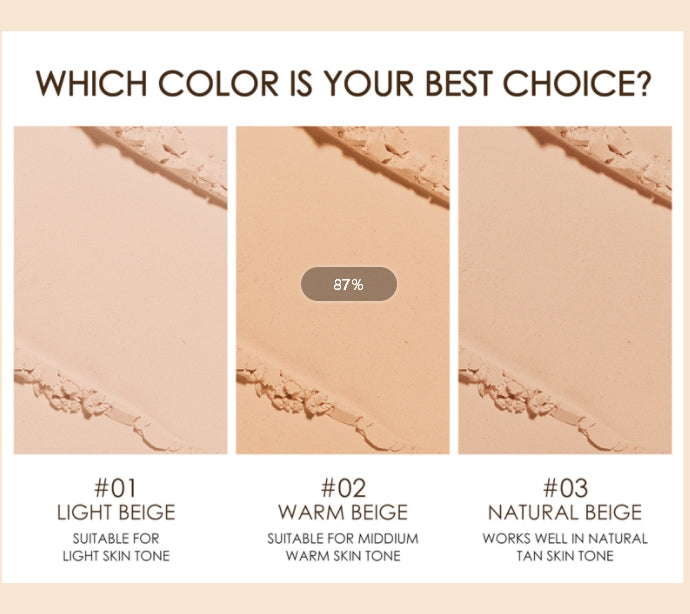 Makeup Setting Powder Oil-control Face Matte Pressed Powder Waterproof Concealer Cosmetics Compact Powder