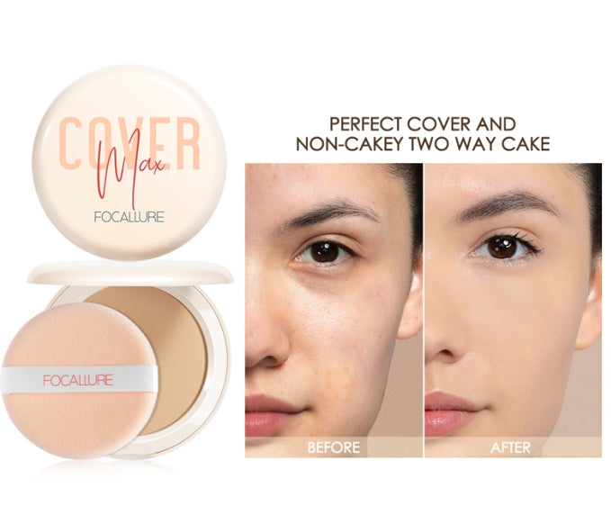 Makeup Setting Powder Oil-control Face Matte Pressed Powder Waterproof Concealer Cosmetics Compact Powder