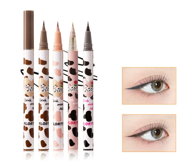 Ultra-fine Liquid Eyeliner&Lying Silkworm Pen Waterproof Long Lasting No Smudging Eye Liner Applicator Pencil