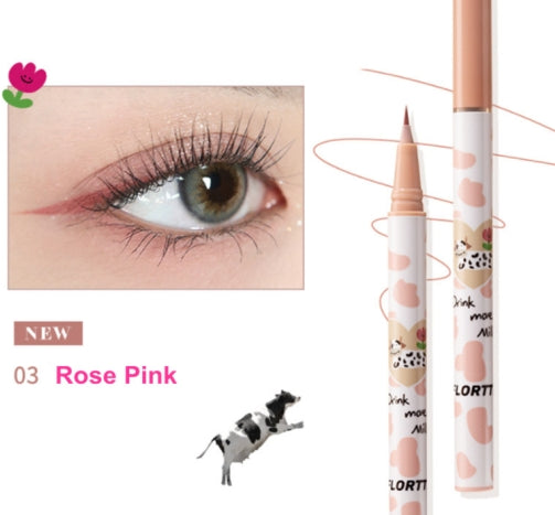 Ultra-fine Liquid Eyeliner&Lying Silkworm Pen Waterproof Long Lasting No Smudging Eye Liner Applicator Pencil