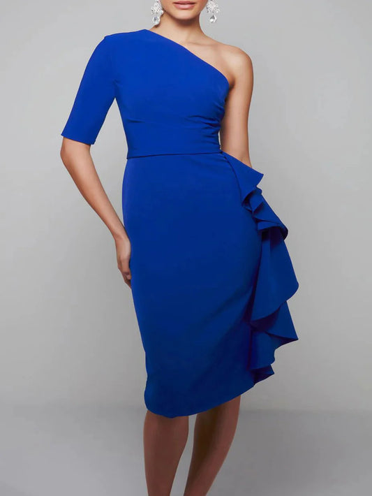 Sheath One-Shoulder Mother Of The Bride Dresses