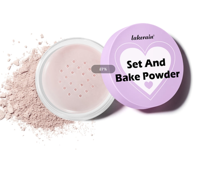 Setting Powder Waterproof Sweat Resistant And Oil Resistant Makeup Powder Setting Powder Natural And Long-lasting Matte Finish