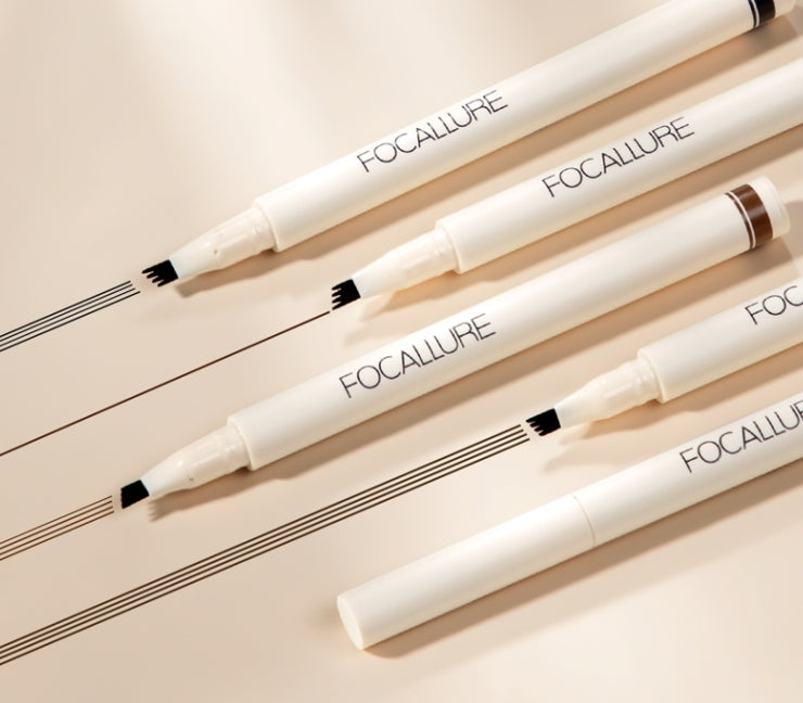 Wholesale 4 Forks Eyebrow Pencil Ultra-fine Waterproof Long Lasting Natural Eye Brow Tattoo Tint Enhancers Cosmetics