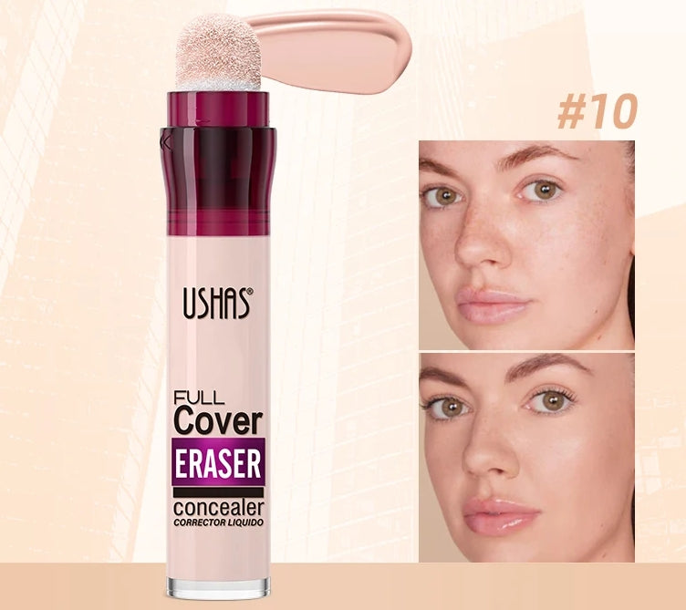 12color Sponge Head Concealer For Dark Circles Tears Freckles Corrector Acne High-end Makeup Natural Skin Makeup Cosmetics