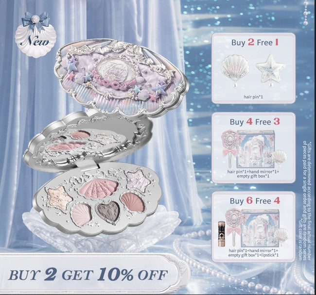 Flower Knows Shell's Jewel Collection 6-Color Makeup Palette