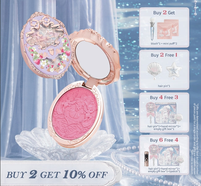 Flower Knows Strawberry Rococo Series Embossed Blush