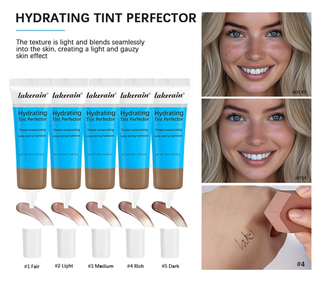 Strong Coverage Tinted Hydrator Cream Lightweight Concealer Colored Moisturizing Cream Contour Coverage Face Base Makeup Primer