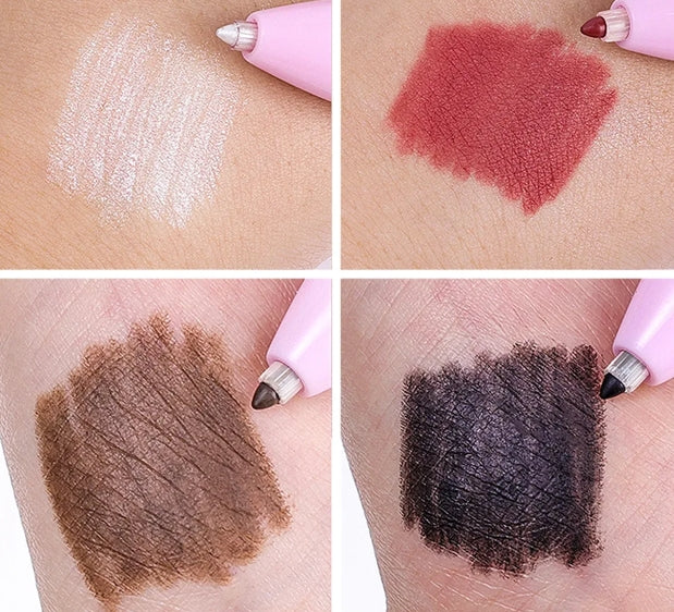 4-in-1 Multi-Function Makeup Pen - Eyeliner Lip Liner Eyebrow Pencil Highlighter & Eyeshadow All-in-One Beauty Tool