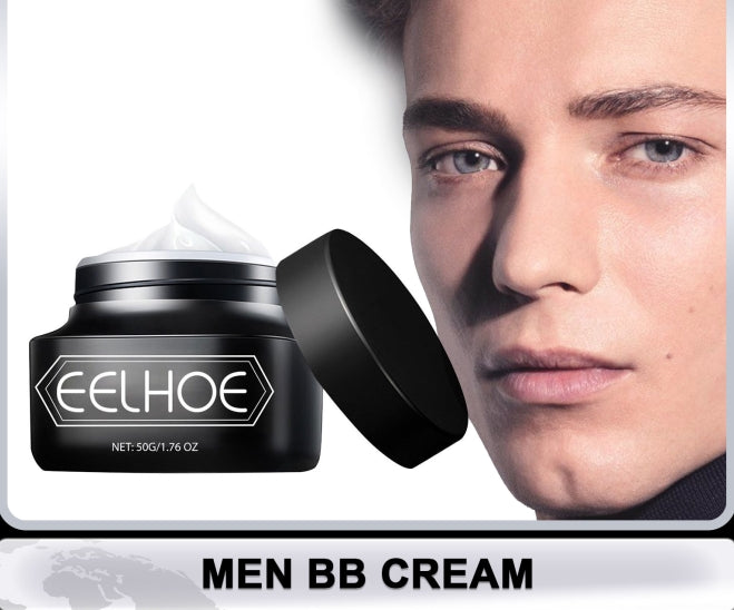 BB Cream Men Face Concealer Oil Control Waterproof Long Lasting Cover Flaws Makeup Nourishing Brightening Man Facial BB Cream
