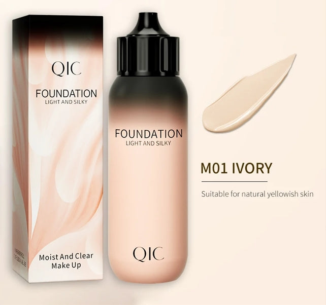 30ml Liquid Foundation Cream Waterproof Oil-control Cover Acne Base Cream Makeup Moisturize Matte Concealer Cosmetic