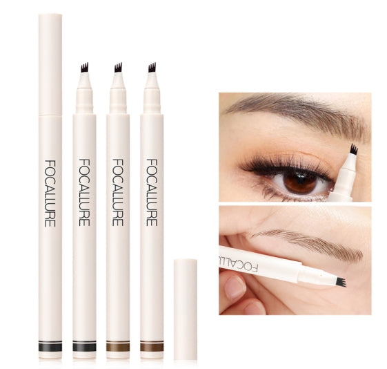 Wholesale 4 Forks Eyebrow Pencil Ultra-fine Waterproof Long Lasting Natural Eye Brow Tattoo Tint Enhancers Cosmetics
