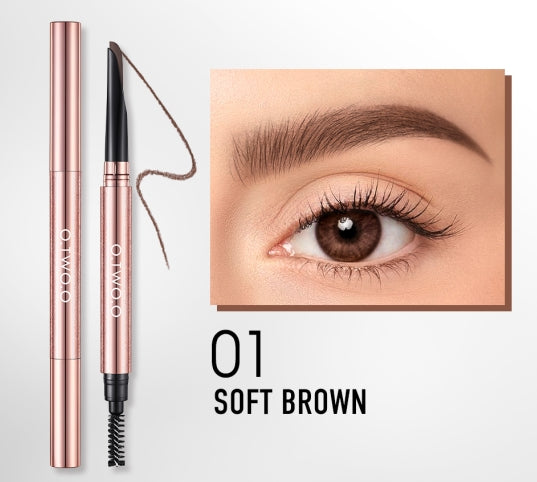 Machete Eyebrow Pencil Waterproof Natural Long Lasting Smooth Fill Fluff Blendable High Pigment Brow Pencil Eye Makeup