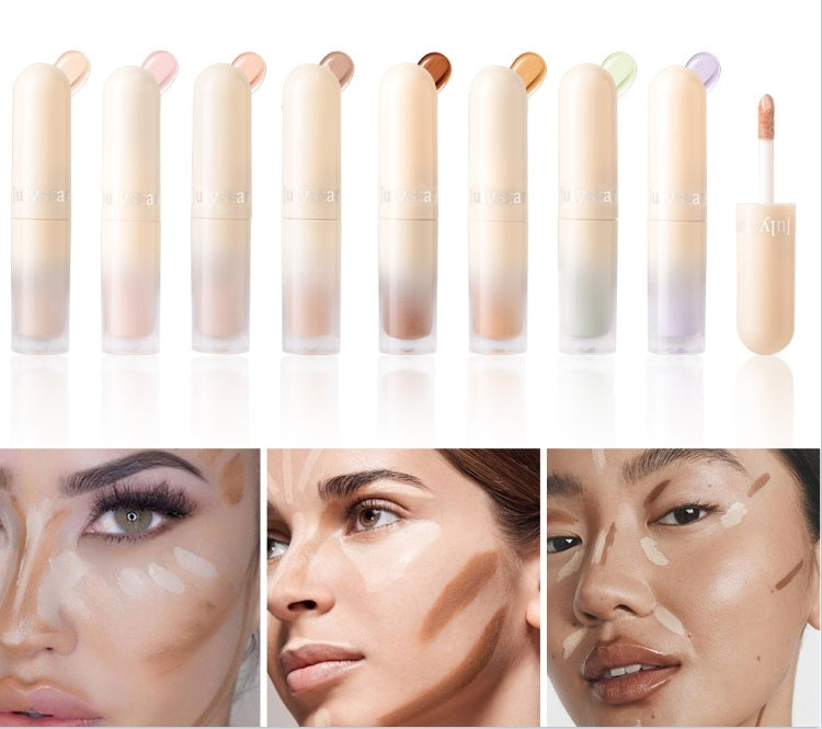 Waterproof Liquid Concealer Oil-control Lasting Cover Dark Circle Tattoo Acne Natural Full Coverage Lightweight Concealer Makeup