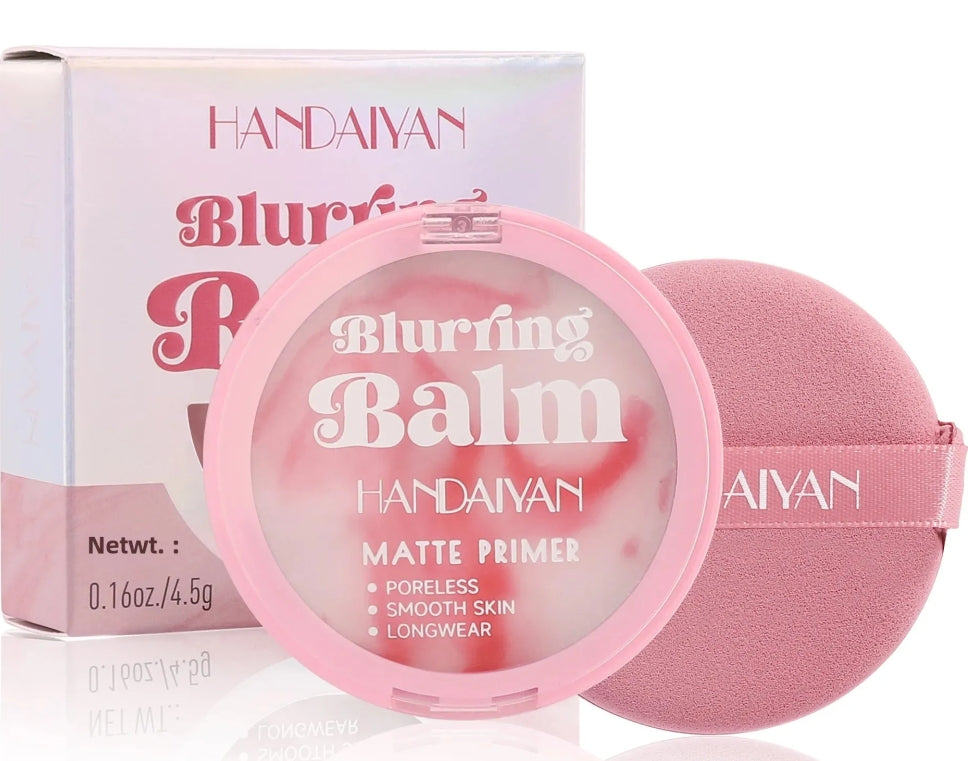 Waterproof Light Mist No-Powder Matte Concealer - Oil Control Brightening Complexion Setting Powder with Powder Puff for Makeup