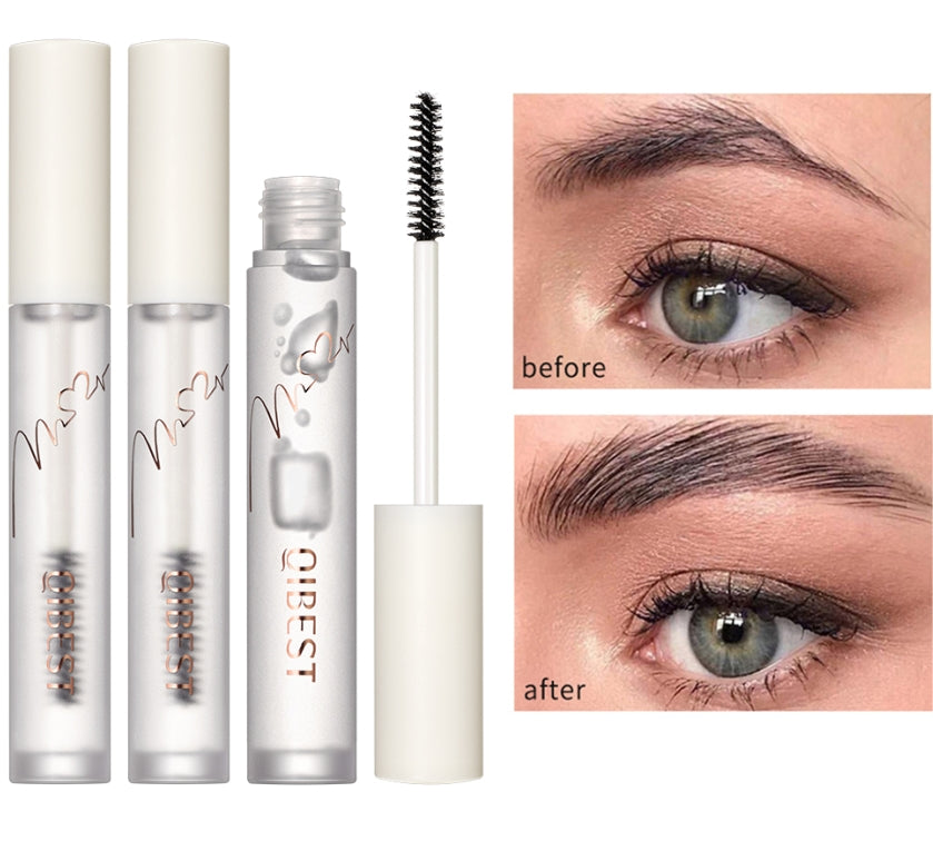 Transparent Eyebrow Pomade Brow Natural Waterproof Long Lasting Creamy Texture Tinted Sculpted Brow Gel Set With Brush