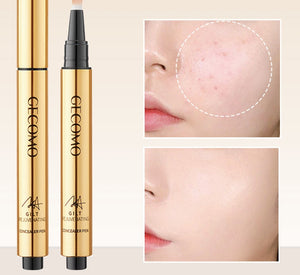 Press Concealer Pen Liquid Concealer Long Lasting Moisturizing Not Fading Base Makeup Face Invisible Pores
