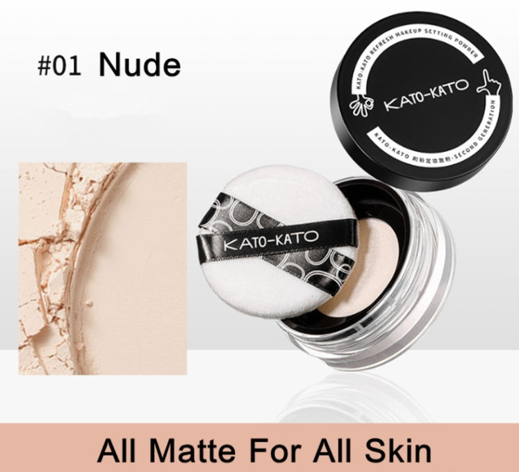 Oil Control Loose Powder Soft Matte Shimmer Setting Finishing Foundation Powder Natural Long Lasting Brighten Skin