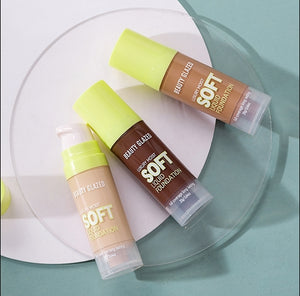 Full Coverage Matte Liquid Foundation Waterproof BB Cream Lasting Oil Control Long-lasting Natural Face Makeup