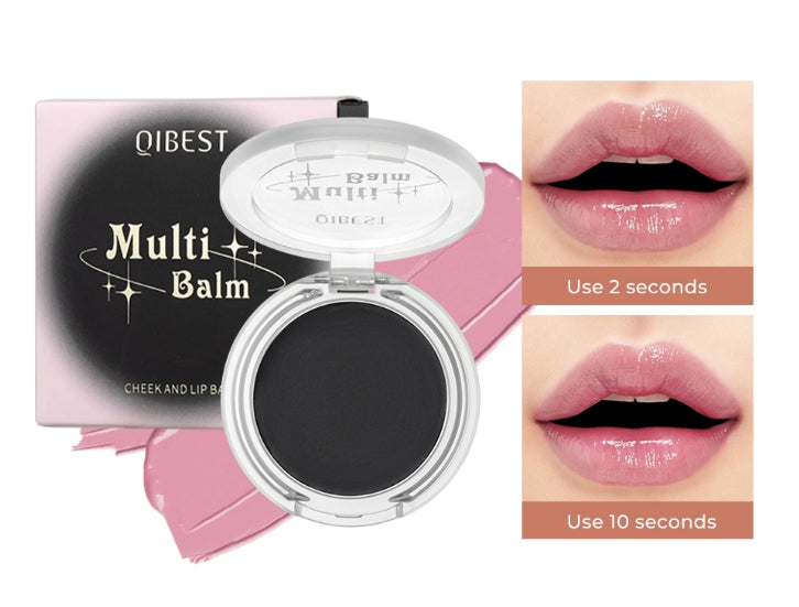 Black Crystal Blush Multi Balm Magic Temperature Change Blush Gel Blusher Cream for Lip Eye Makeup Pink Cheek Tint Rouge Palette
