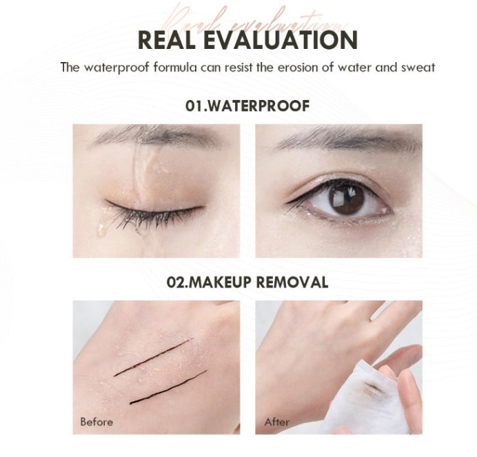 Brown Liquid Eyeliner   Quick-drying   Smudge-proof   Sweat-proof and Waterproof   Precise and Long-lasting Slim Eyeliner