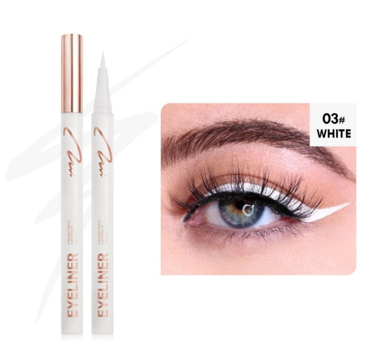 Brown Liquid Eyeliner   Quick-drying   Smudge-proof   Sweat-proof and Waterproof   Precise and Long-lasting Slim Eyeliner