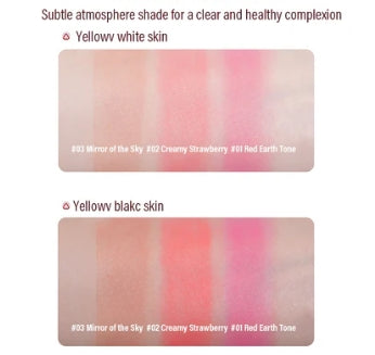 Cherry Red Liquid Blush Stick Creamy Cheek Tint Silky Matte Finish Longwear Hydration Brighten Contour Makeup Cosmetics