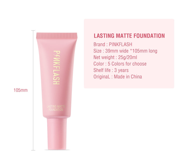 Makeup Foundation Full Concealer Smooth Oil Control Matte Base Cosmetics Natural Make Up Look Face Foundation