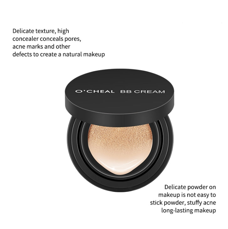 BB Cream Air Cushion Full Coverage Waterproof Long-lasting Concealer Cushion Compact Face Makeup Foundation