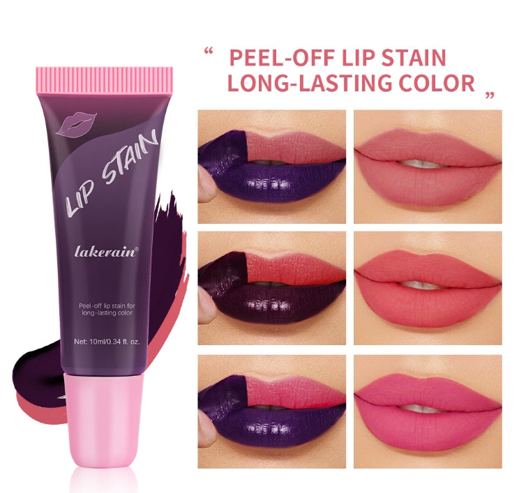 3colors Peel Off Liquid Lipstick Waterproof Long Lasting Tear Lipstick Lip Gloss Women Sexy Makeup Tear Pull Lips Mask Cosmetics