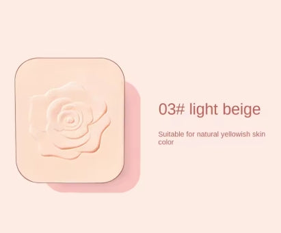 Mineral Face Pressed Powder Oil Control Natural Foundation Powder 2 Colors Smooth Finish Concealer Setting Powder