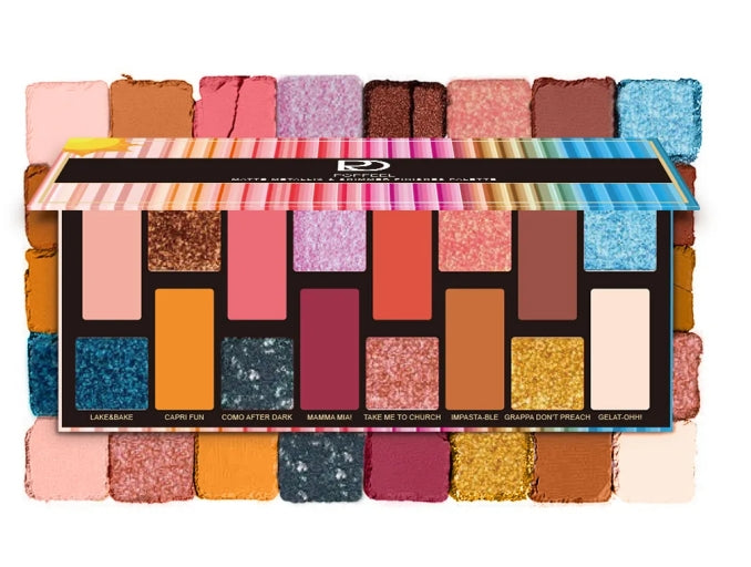 16 Color Eyeshadow Palette Glitter for Eyes Shimmer Matte Eye Shadow Korean Makeup For Women Cosmetics Eye Shine Waterproof