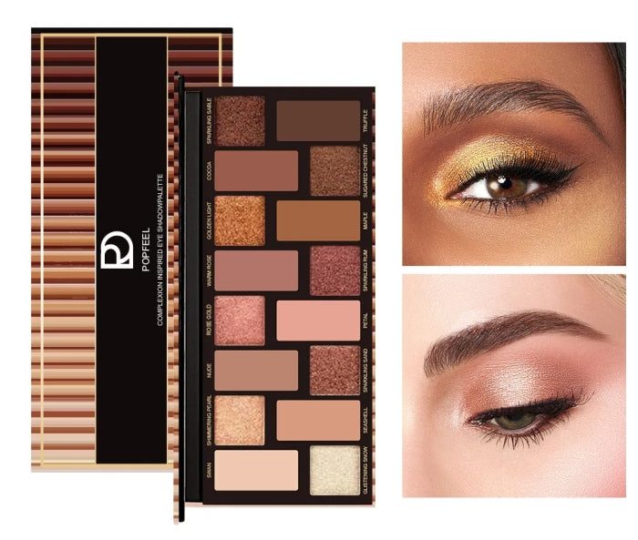 16 Color Eyeshadow Palette Glitter for Eyes Shimmer Matte Eye Shadow Korean Makeup For Women Cosmetics Eye Shine Waterproof