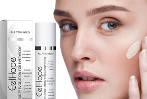 Hyaluronic Facial Moisturizing Foundation Moisturizing Base Oil Control Long-Lasting Waterproof SPF46 Professional Face BB Cream