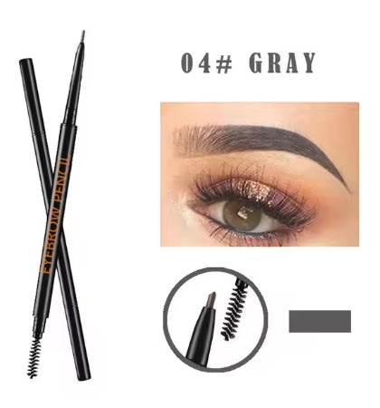 Waterproof Natural Long Lasting Paint Tattoo Eyebrow Black Brown Eyebrow Pencil With Brush Makeup