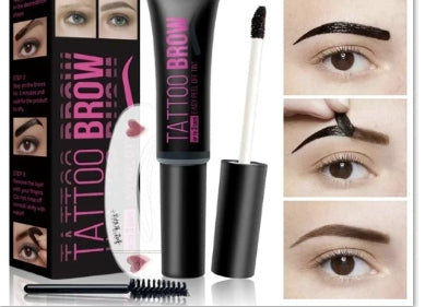Tearing Eyebrow Gel Makeup Semi-permanent Waterproof Long Lasting Tattoo Tint Sweatproof Peel Off Dye Eyebrow Cosmetic
