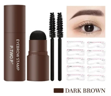 Complete professional Eyebrow Powder Stamp Shaping Kit makeup brushes eyebrow paint eyebrow pencil Eye Brows Stencil