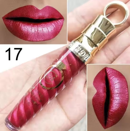 New!Make Up Lips Matte Liquid Lipstick Waterproof Long Lasting Sexy Pigment Nude Glitter Style Lip Gloss Beauty Red