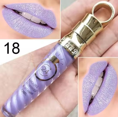 New!Make Up Lips Matte Liquid Lipstick Waterproof Long Lasting Sexy Pigment Nude Glitter Style Lip Gloss Beauty Red