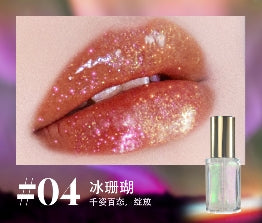 Chameleon Clear Water Gloss Lip Gloss Moisturizing And Non Sticky Long Lasting Waterproof Colourful Diamond Shimmer Lipstick
