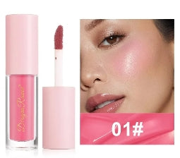 8 Colors Liquid Blush Waterproof Sweatproof Brighten Cheeks Rouge Nude Color Matte Contouring Powder Blusher Liquid Face Makeup