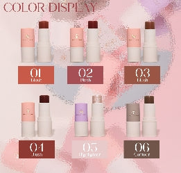 Multifunctional Makeup Stick for Lazy People High gloss Makeup   Rouge Matte Blush Stick  6 Colors Available