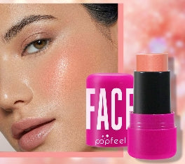 3-in-1 Multi-Use Makeup Stick Blush Stick-Use Stick for Cheeks  Eyes  and Lips Easy-to-Use Stick for Natural Radiance