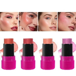 3-in-1 Multi-Use Makeup Stick Blush Stick-Use Stick for Cheeks  Eyes  and Lips Easy-to-Use Stick for Natural Radiance