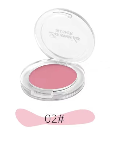 Monochrome blush Pallete 6 Color Peach Face Mineral Pigment Cheek Blusher Powder Makeup Professional Contour Shadow Pink Blusher