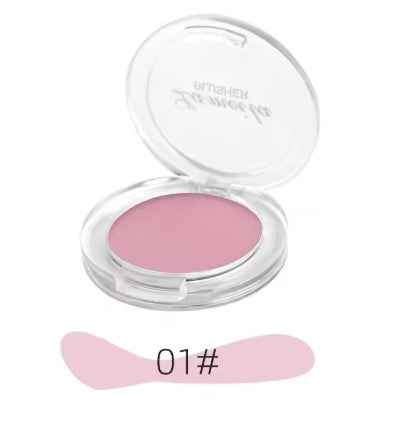 Monochrome blush Pallete 6 Color Peach Face Mineral Pigment Cheek Blusher Powder Makeup Professional Contour Shadow Pink Blusher