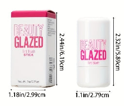 Makeup Blush Stick Lip Tinted Cooling Water Jelly Tint Jelly Blush Stick Watercolor Multi-Use Matte Blush Makeup